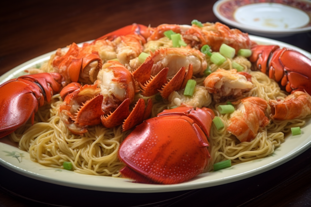 龍蝦伊麵 - On Kitchen Table